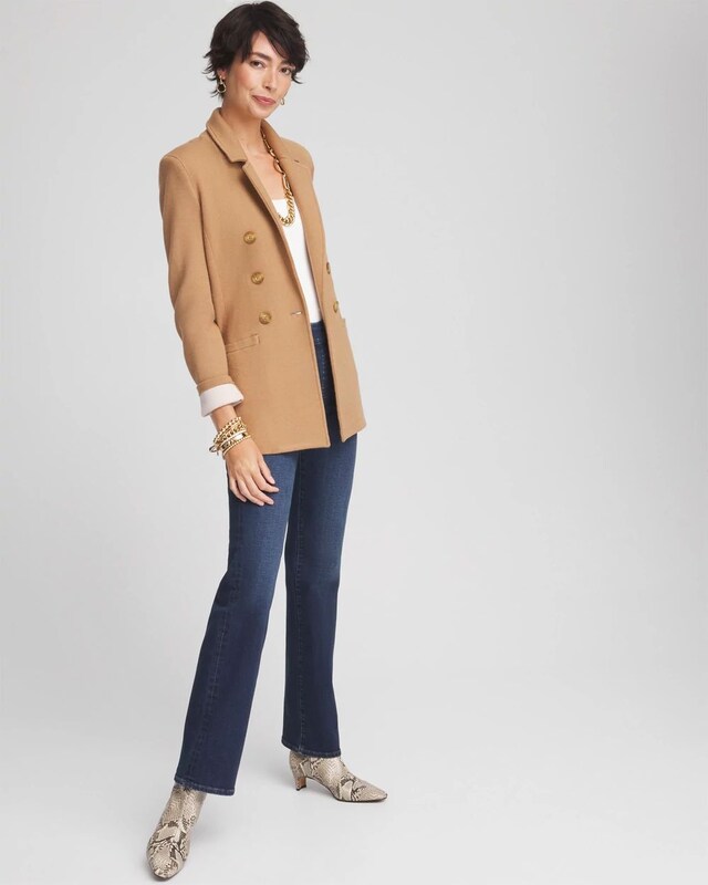 Denim Slim Pull-On Boot-Cut Jeggings - image 2